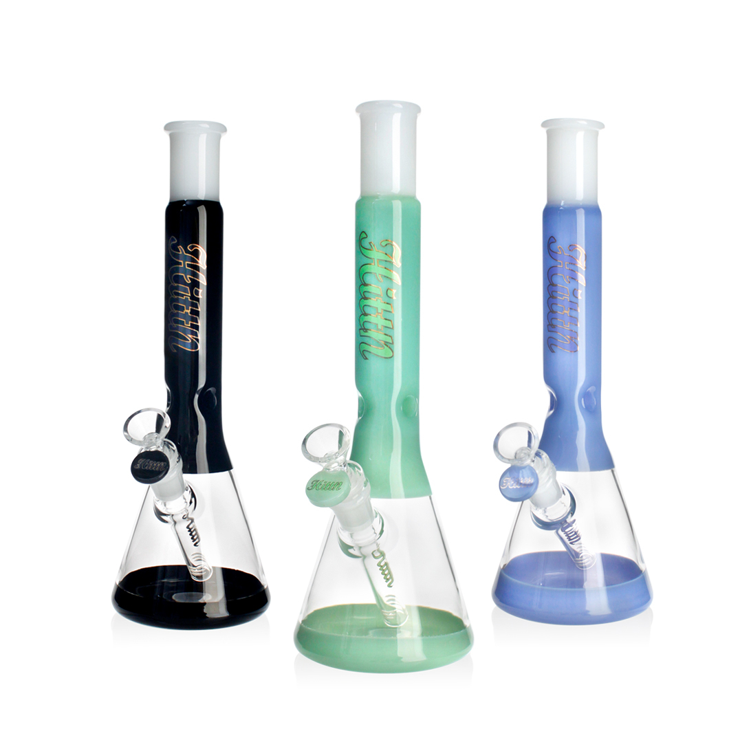 12'' Milk Color Beaker Bong with Ice Catcher