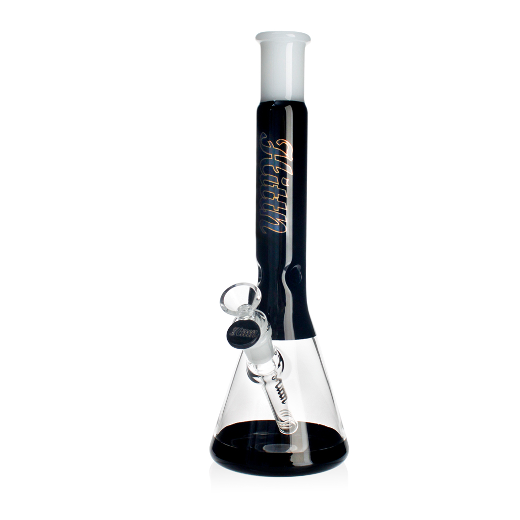 12'' Milk Color Beaker Bong with Ice Catcher