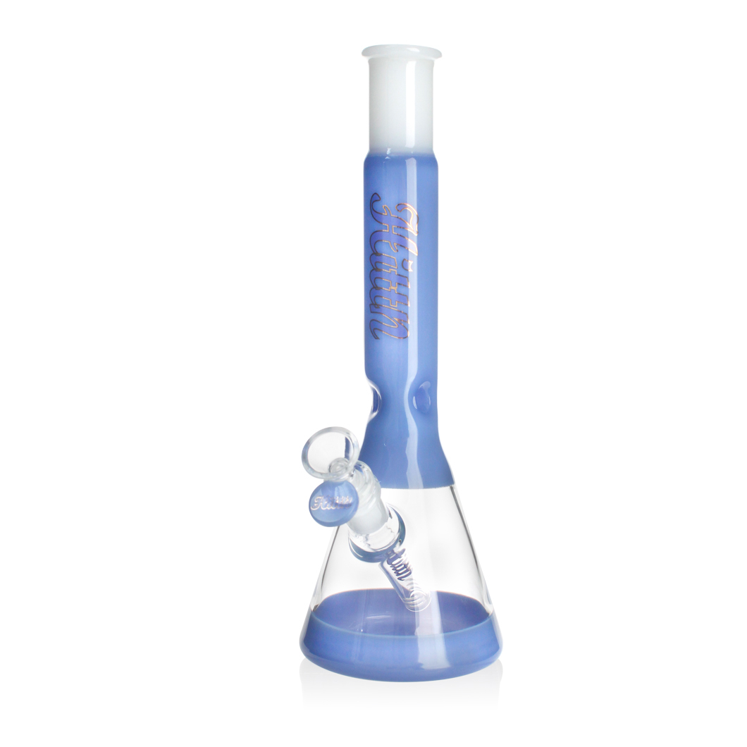 12'' Milk Color Beaker Bong with Ice Catcher