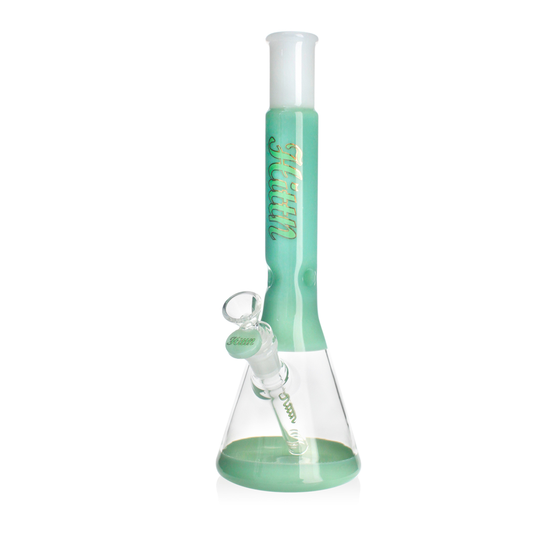 12'' Milk Color Beaker Bong with Ice Catcher