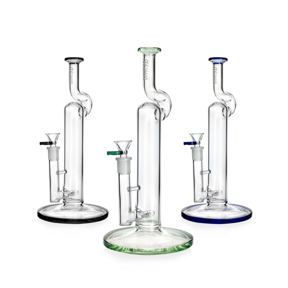 Hittn 11.5'' Inline Percolator Bong with Wide Base