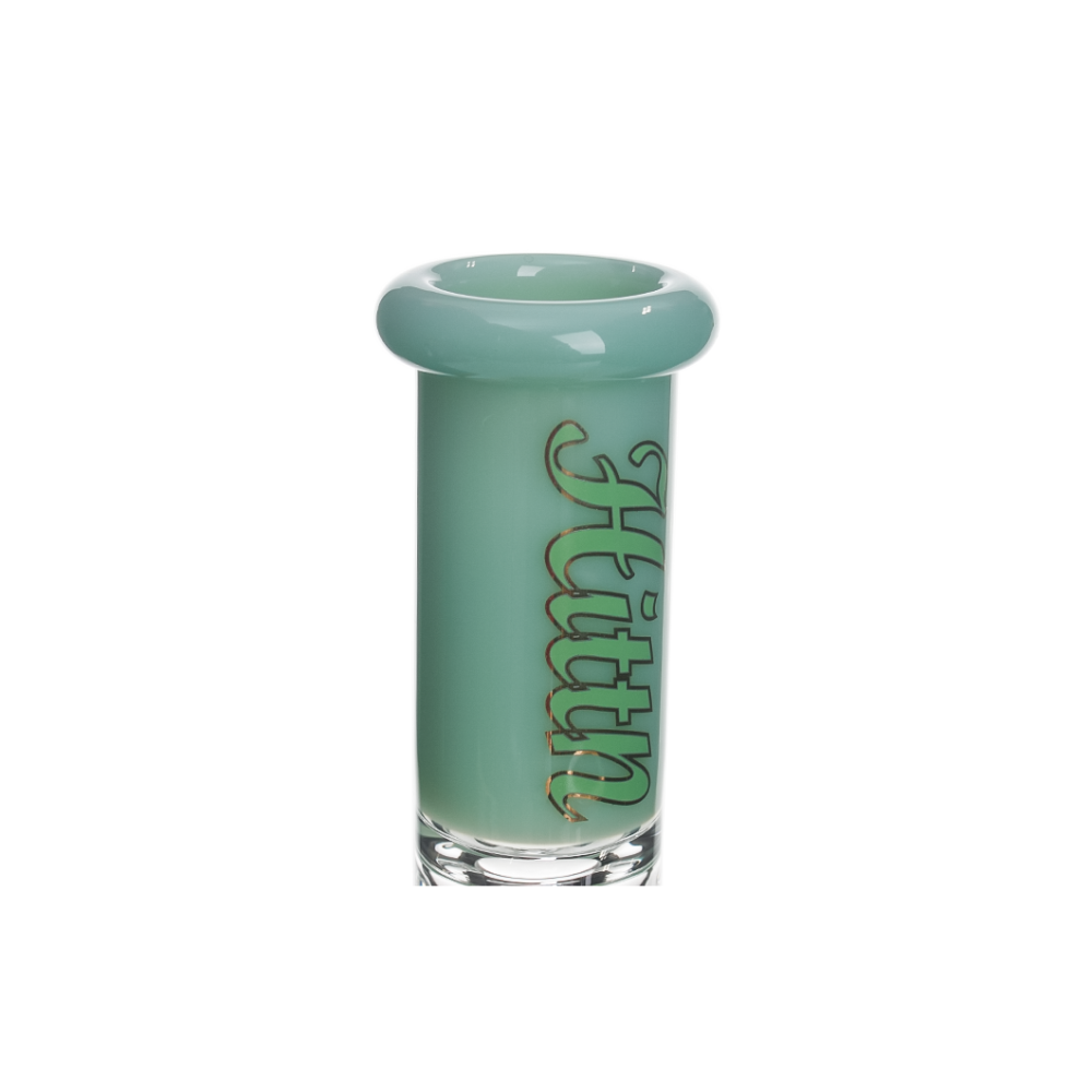 Hittn 10'' Straight Bong with Double Honeycome Perc & Turbine Perc