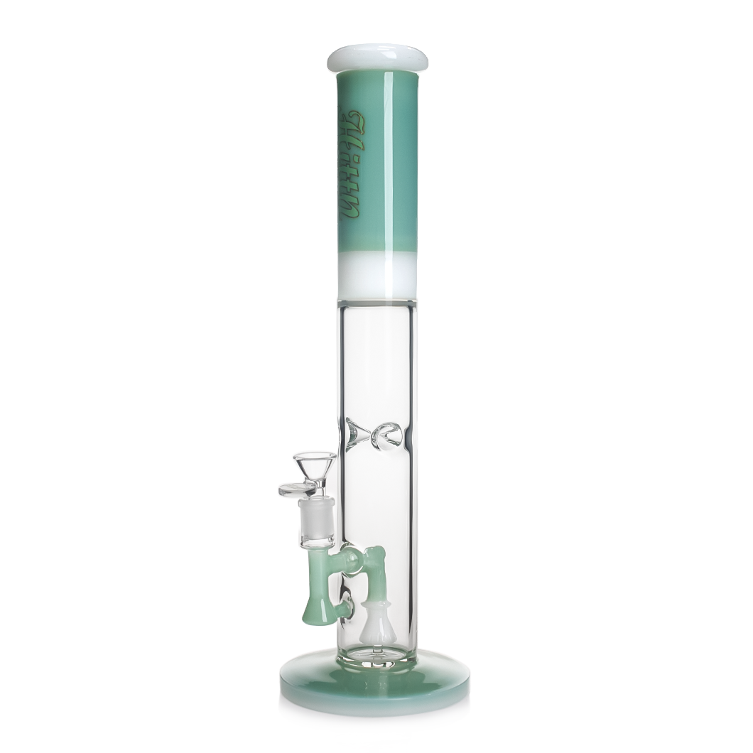 Hitn 15.7'' Showerhead Perc Bong Milk Colors