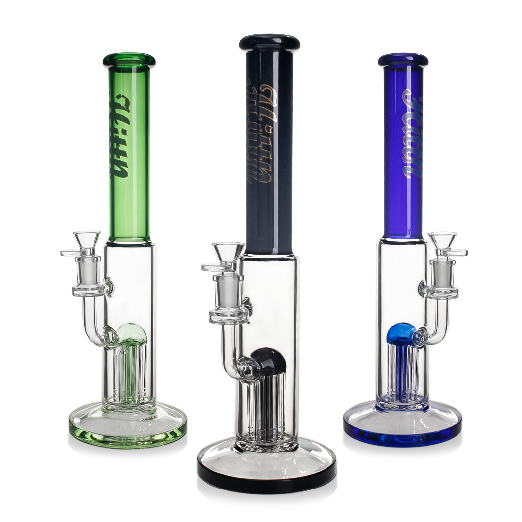 Hittn 8 Tree Arms Percolator Bong 13.5''