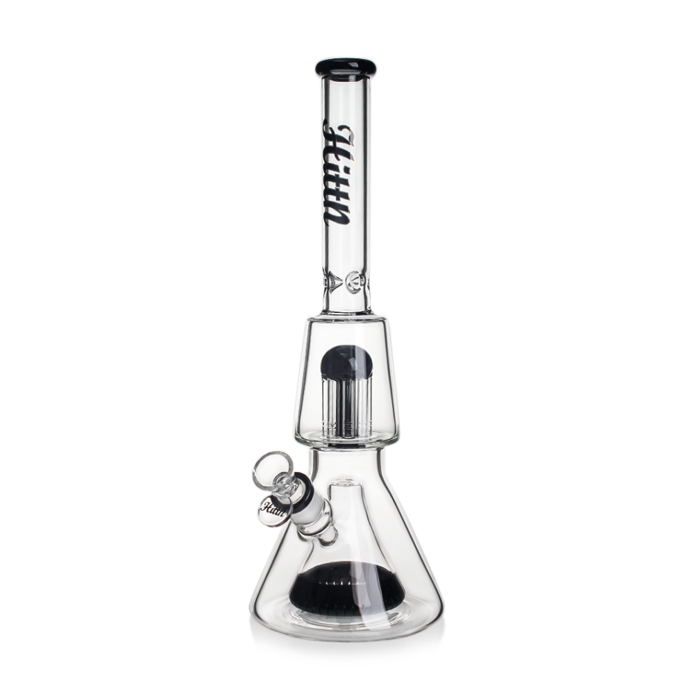 Hittn 8 Tree Arms Perc & Pyramid Perc Bong 14.6''