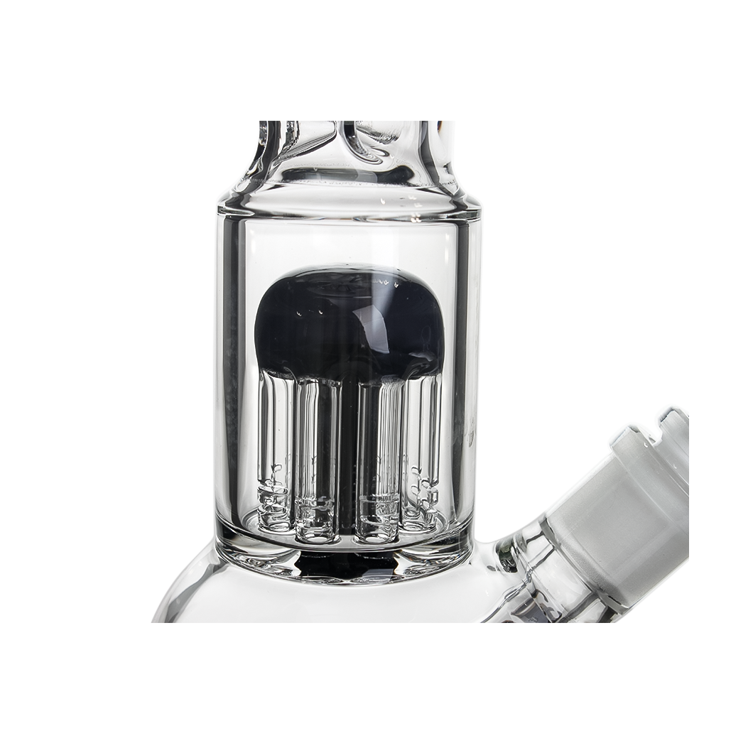 Hittn 8 Tree Arms Perc Bong with Round Bottom 10''