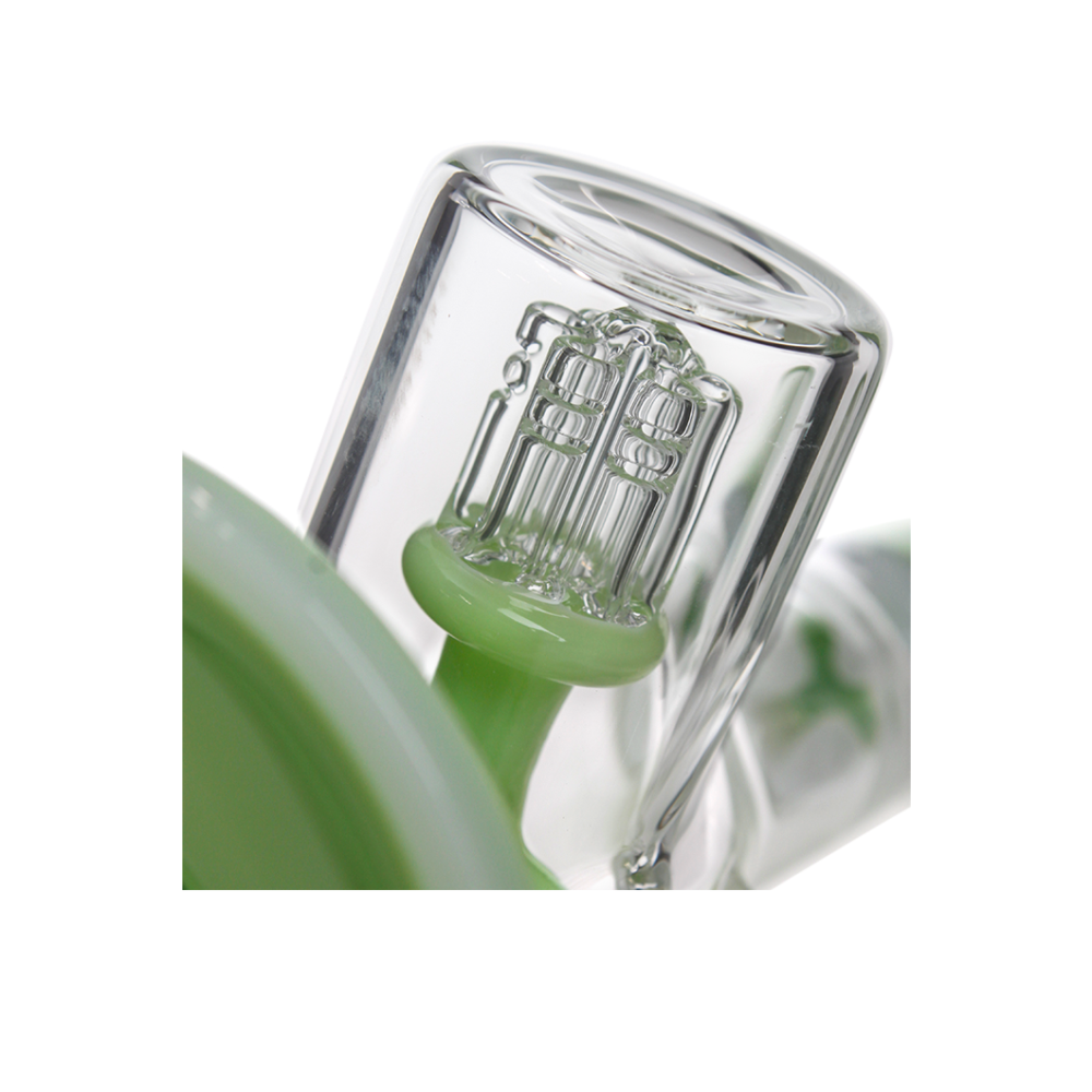 Hittn Milk Colors Double 6 Tree Arms Perc Bong 11.7‘’