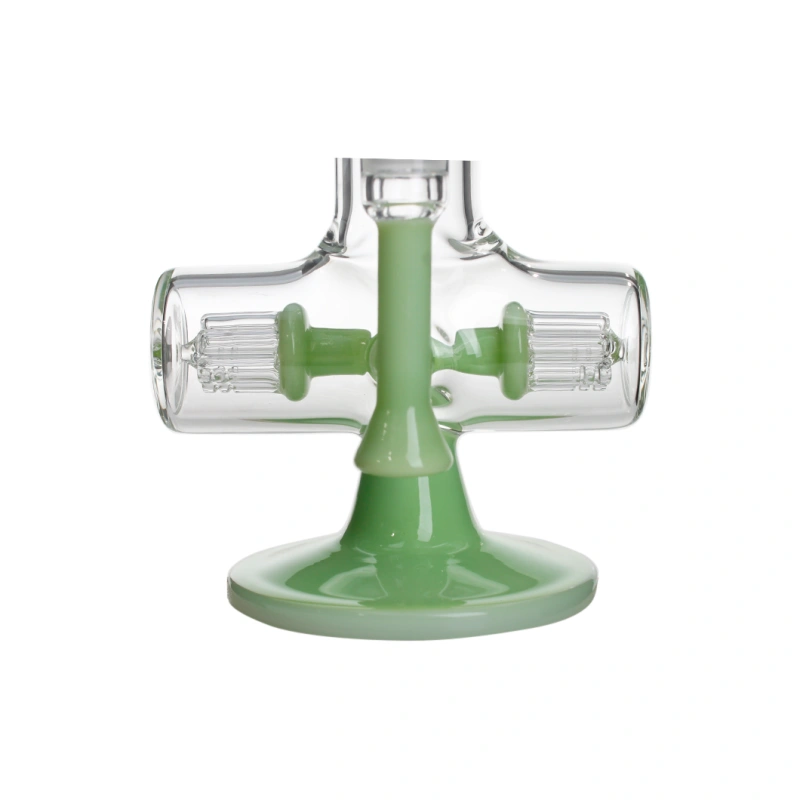 Hittn Milk Colors Double 6 Tree Arms Perc Bong 11.7‘’