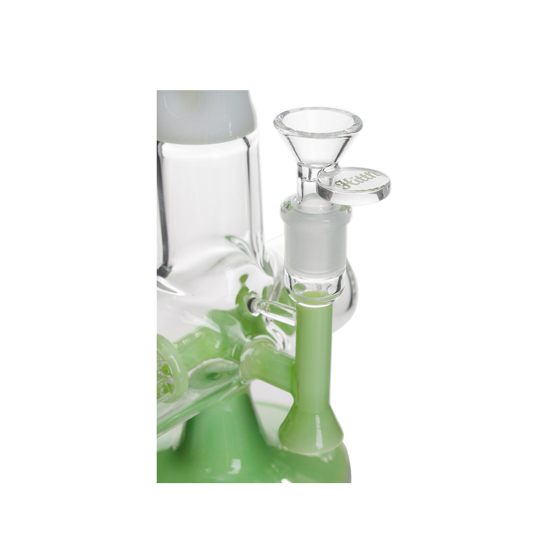 Hittn Milk Colors Double 6 Tree Arms Perc Bong 11.7‘’