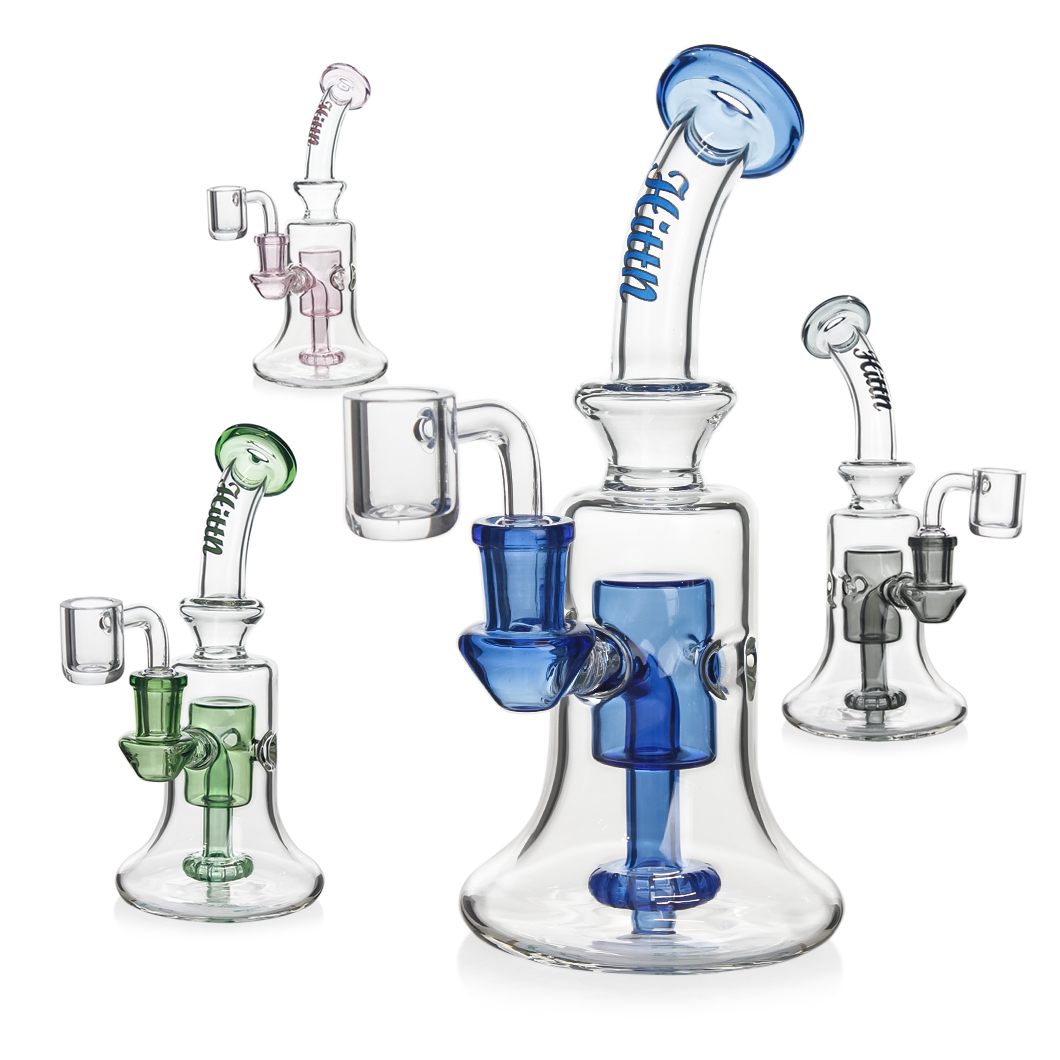 Hittn Showerhead Perc Dab Rig 7.8''