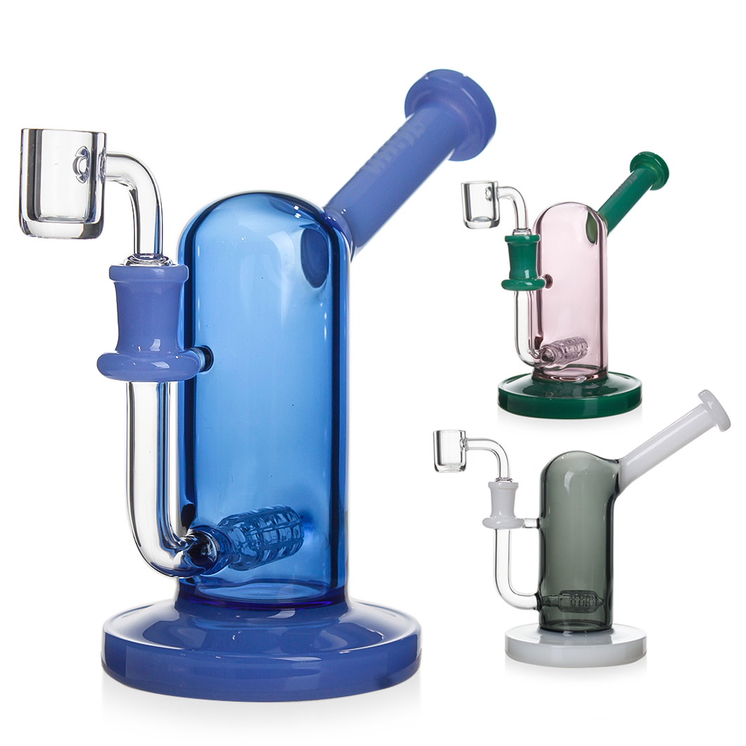 Hittn 7'' Portable Dab Rig with Inline Perc