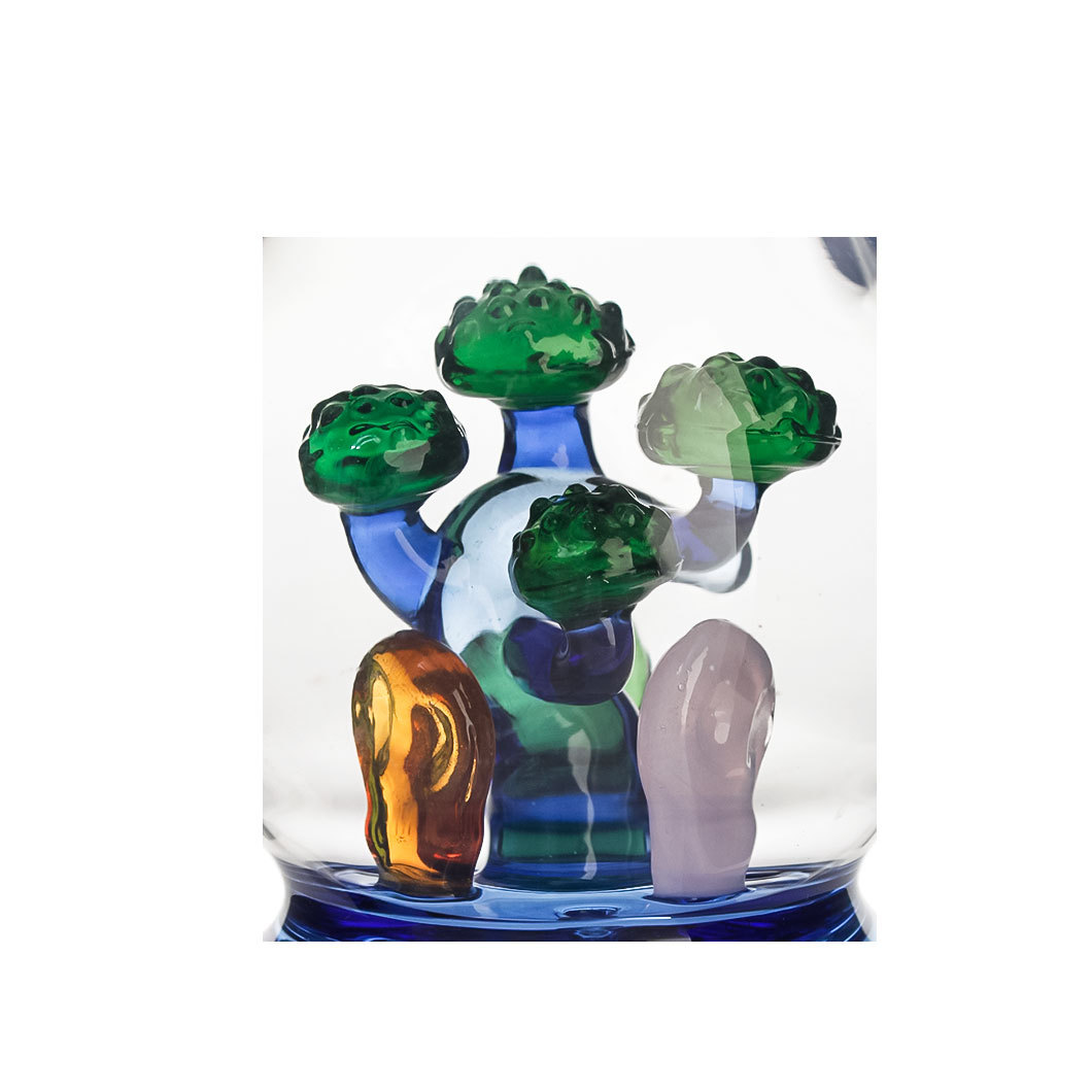 Hittn 4.5'' Mini Dab Rig with Greeting Pine Pec