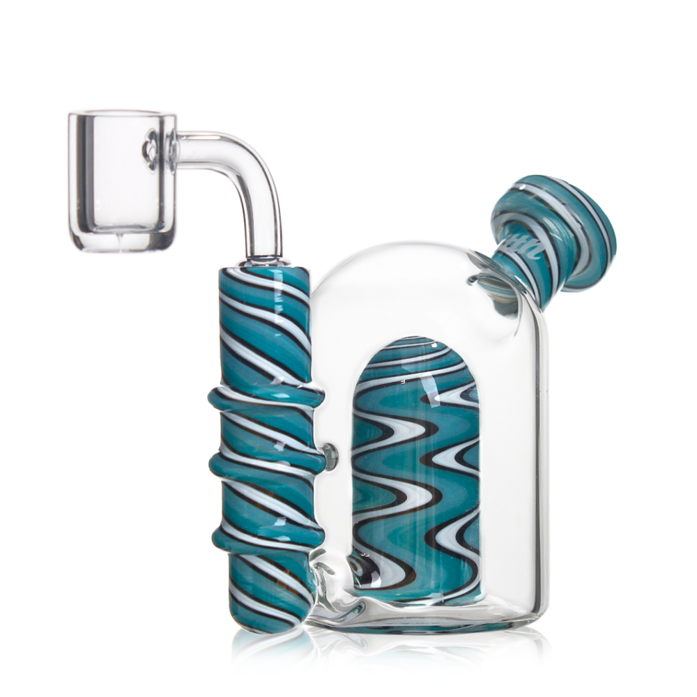 Hittn Mini American Color Glass Dab Rig 4''