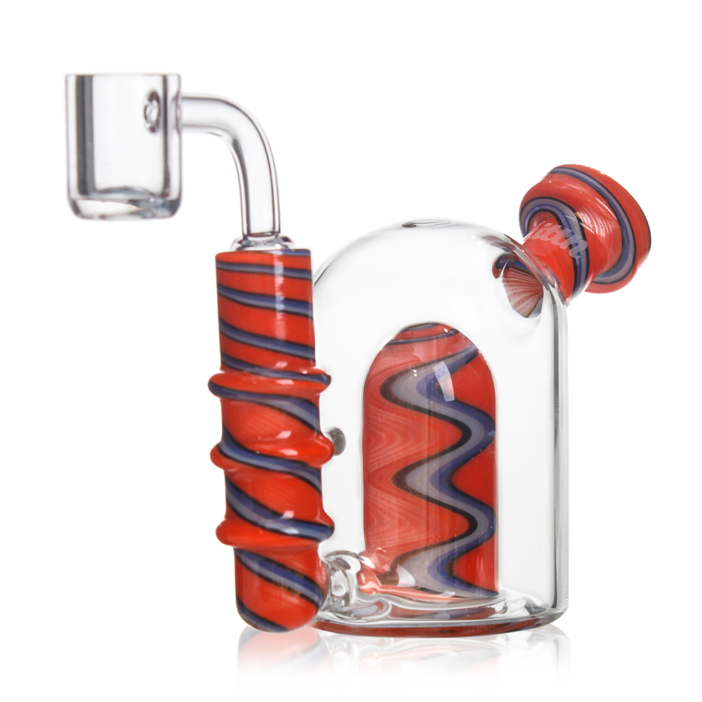Hittn Mini American Color Glass Dab Rig 4''