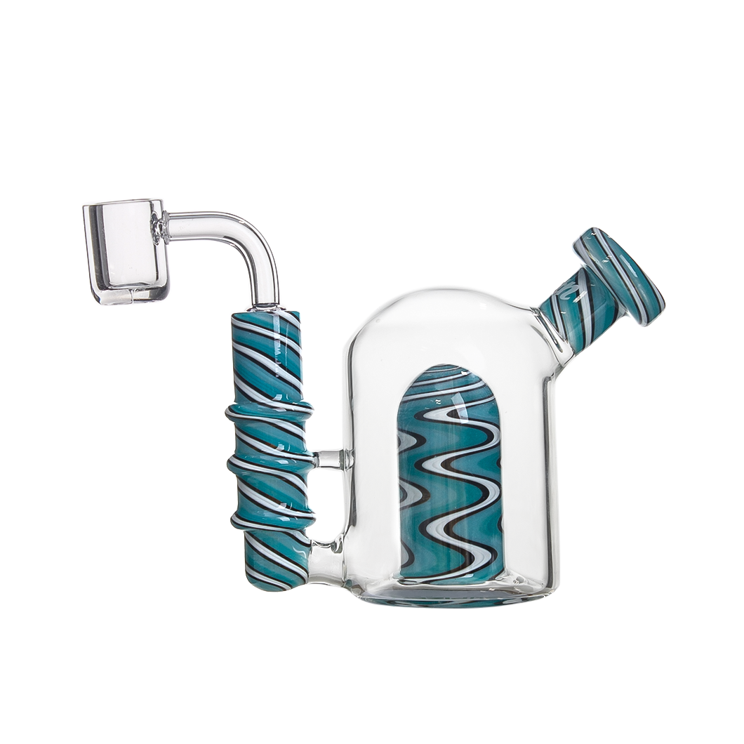 Hittn Mini American Color Glass Dab Rig 4''