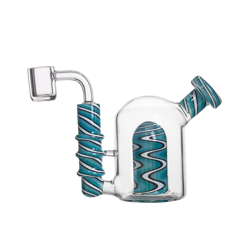 Hittn Mini American Color Glass Dab Rig 4''