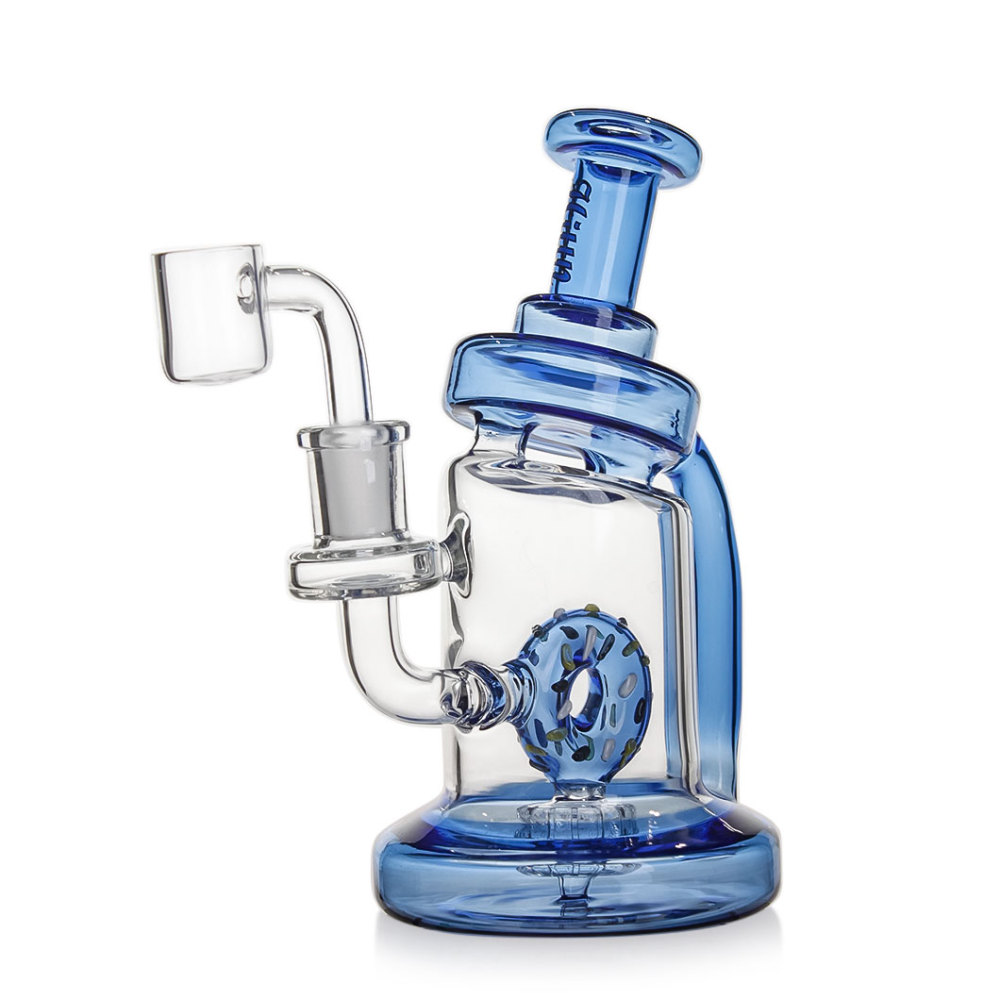 Hittn Doughnut Showerhead Perc Dab Rig 6.7''