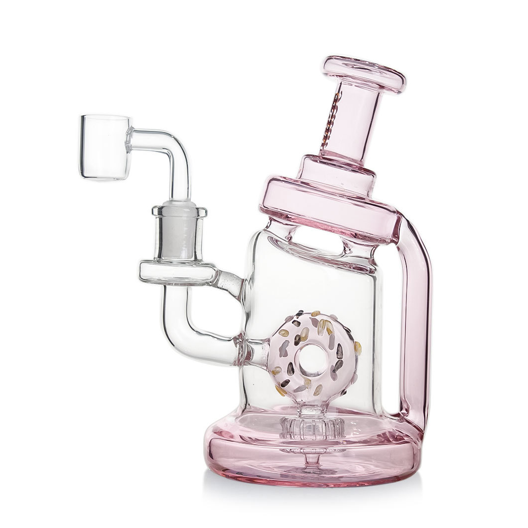Hittn Doughnut Showerhead Perc Dab Rig 6.7''
