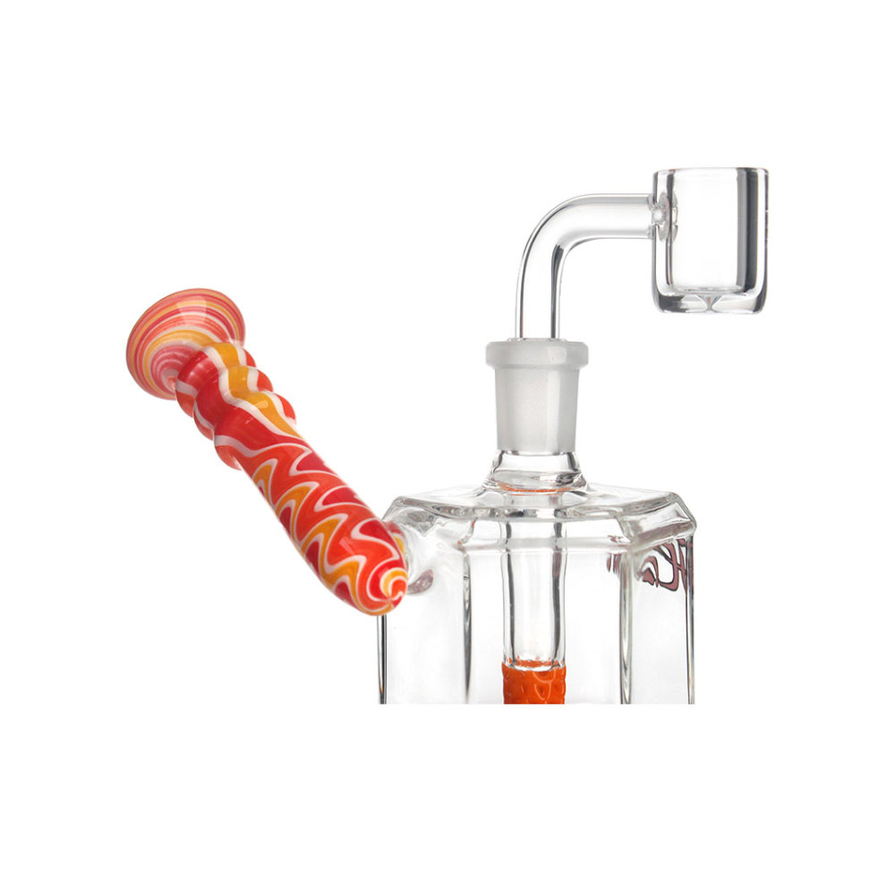 Hittn Mini American Color Glass Dab Rig 4.7''
