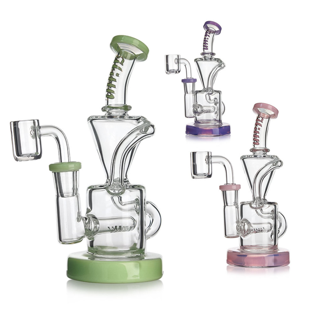 Hittn Inline Perc Recycler Dab Rig 7''