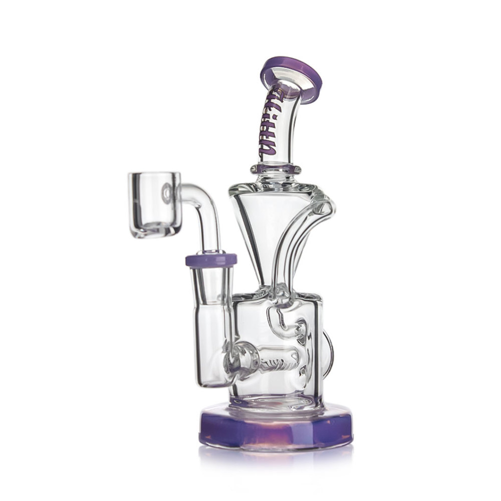 Hittn Inline Perc Recycler Dab Rig 7''