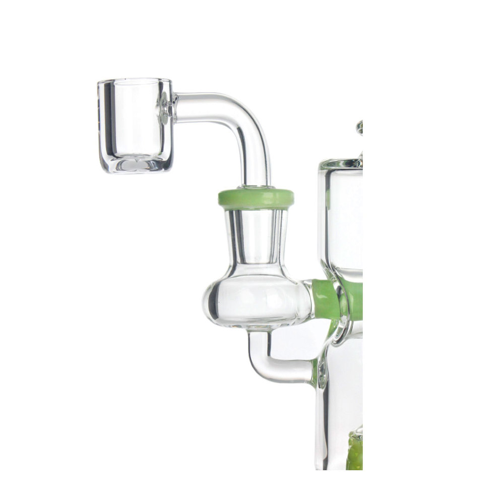 Hittn Showerhead Perc Recycler Dab Rig 7''