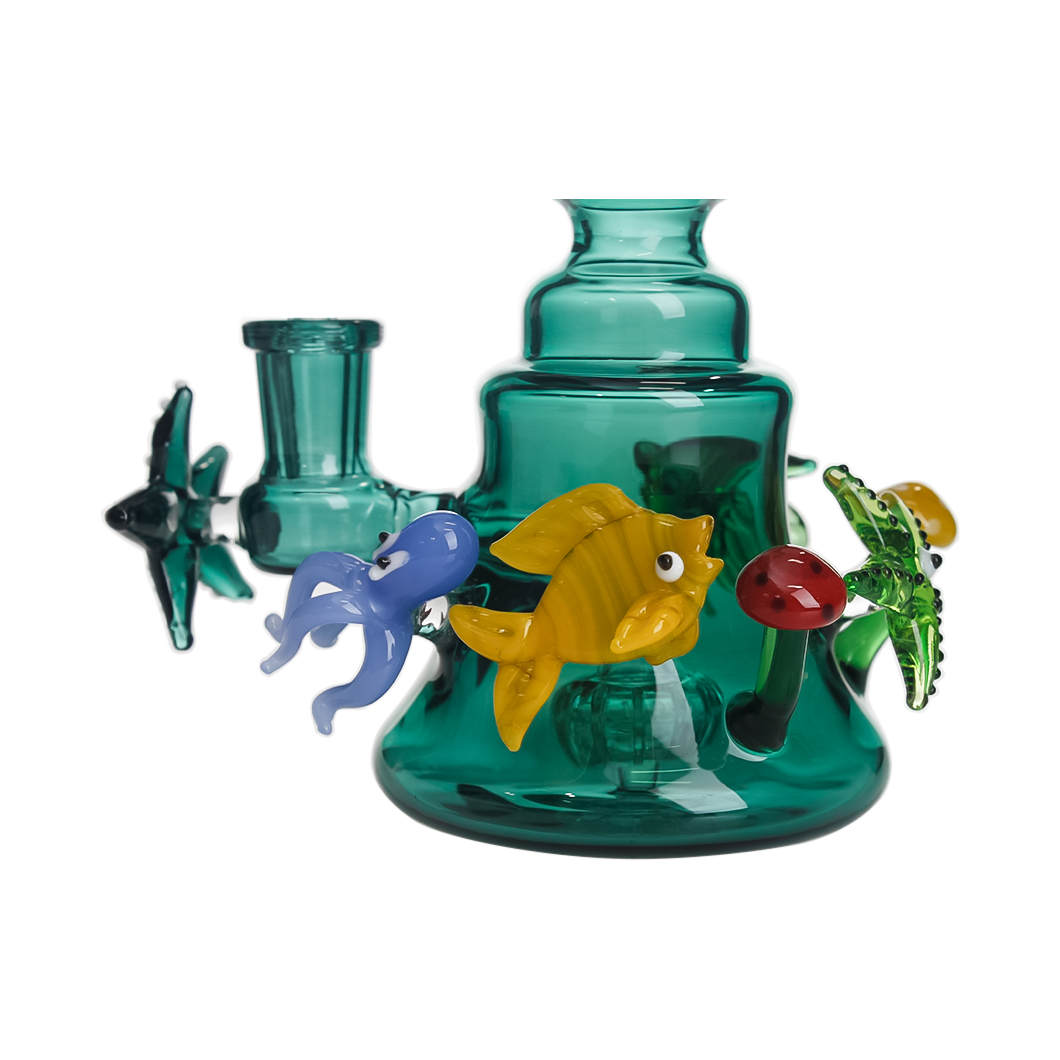 Hittn 6.3'' Showerhead Perc Dab Rig