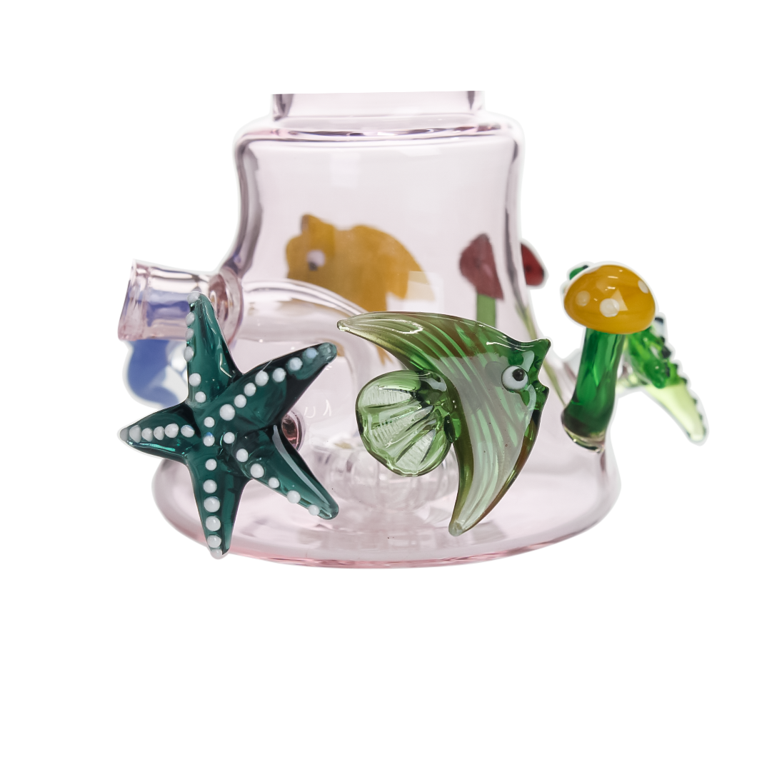 Hittn 6.3'' Showerhead Perc Dab Rig