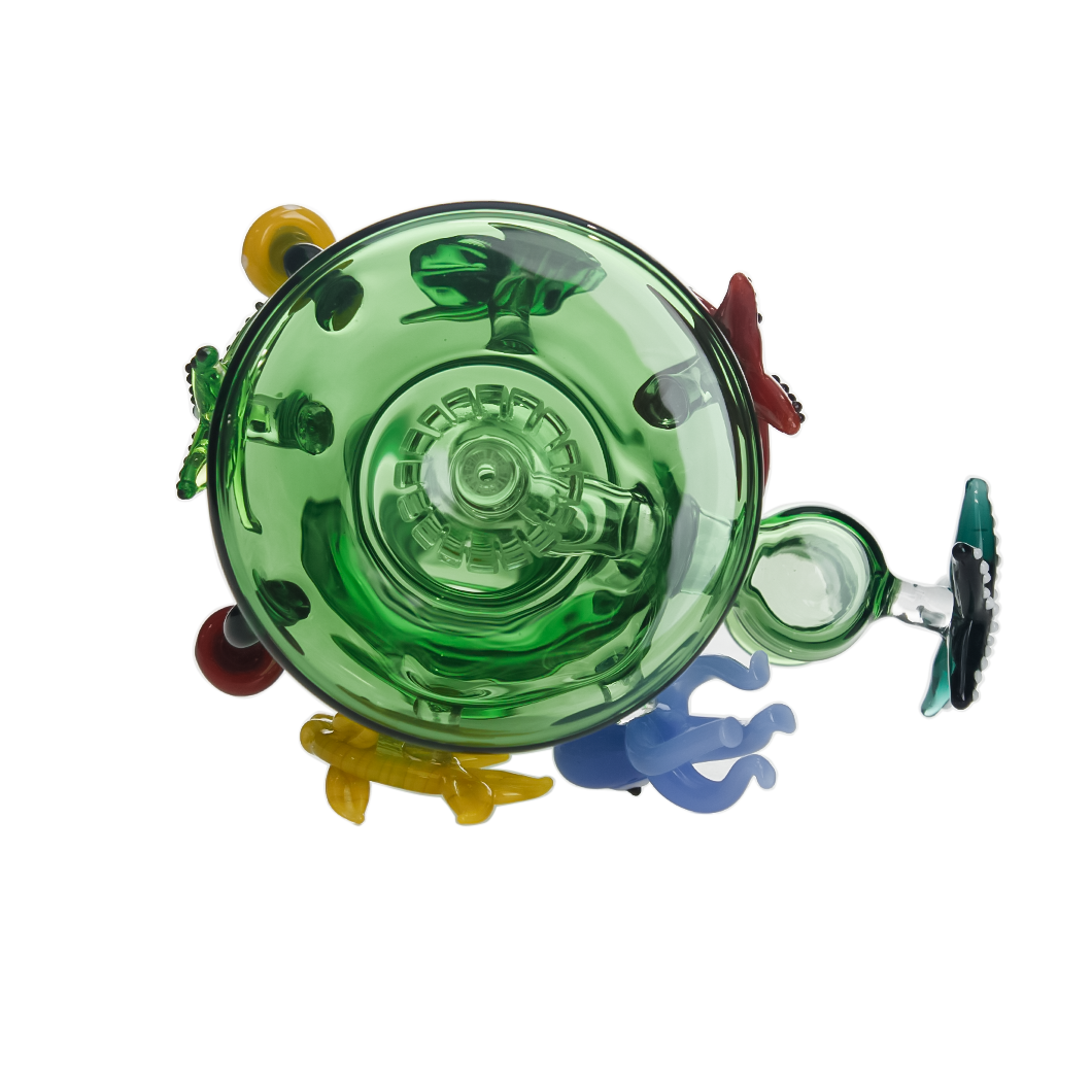 Hittn 6.3'' Showerhead Perc Dab Rig