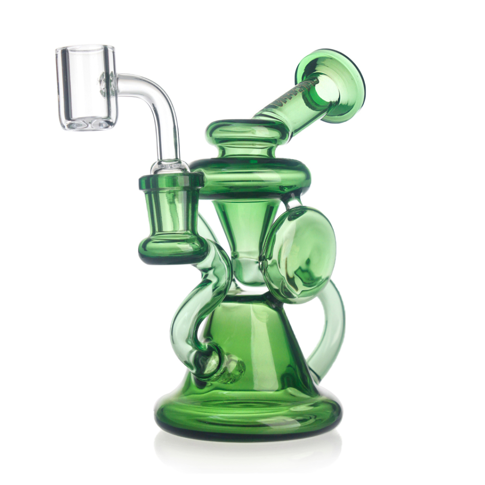 Hittn Color Glass Recycler Dab Rig 5.5''