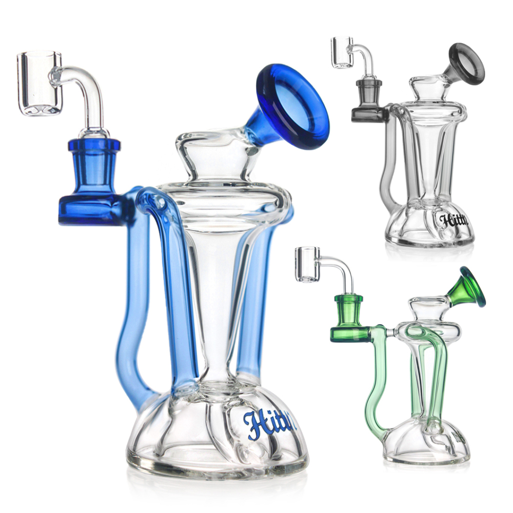 Hittn 6'' Recycler Bong 14mm
