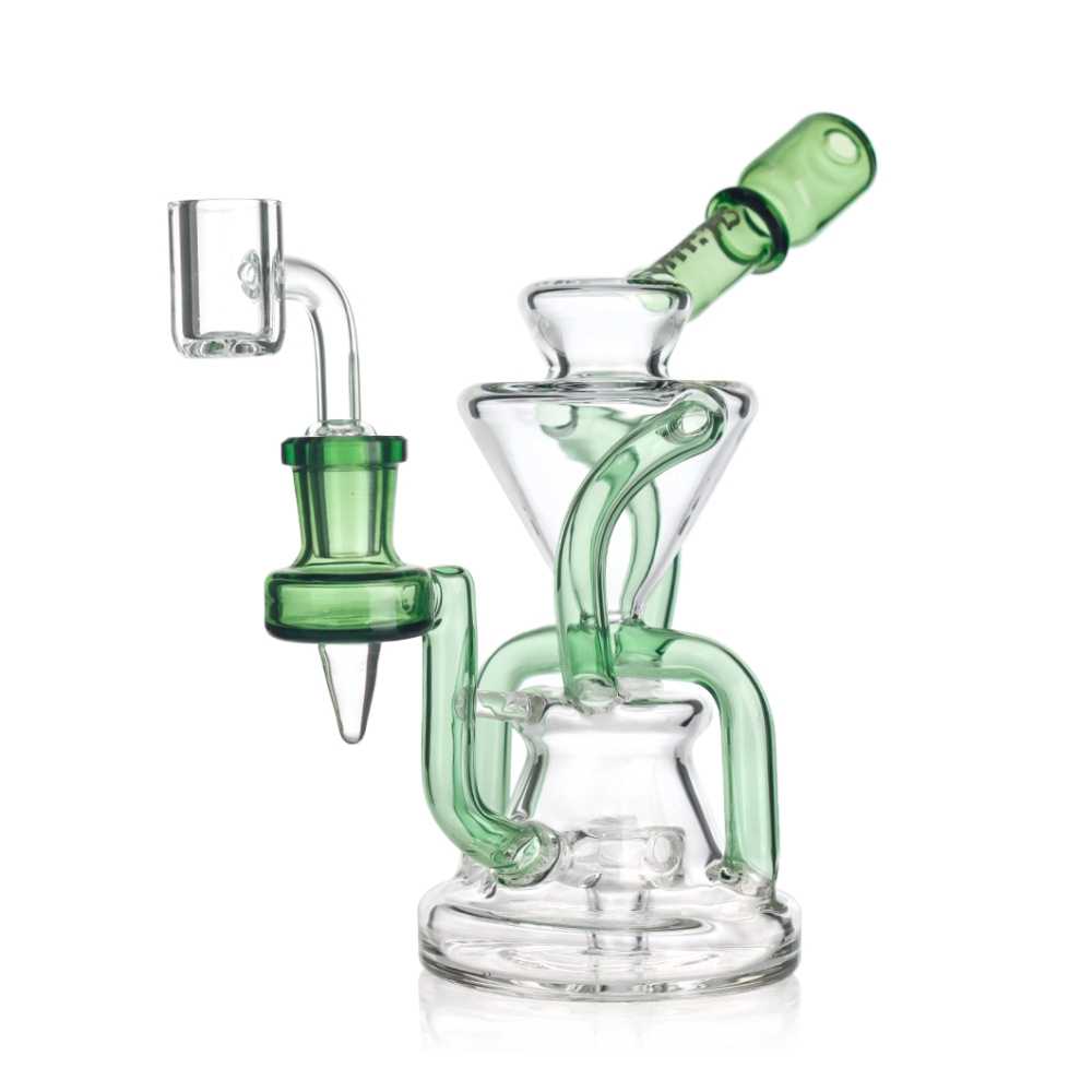 Hittn 7'' Recycler Rig with 14mm Quartz Baner