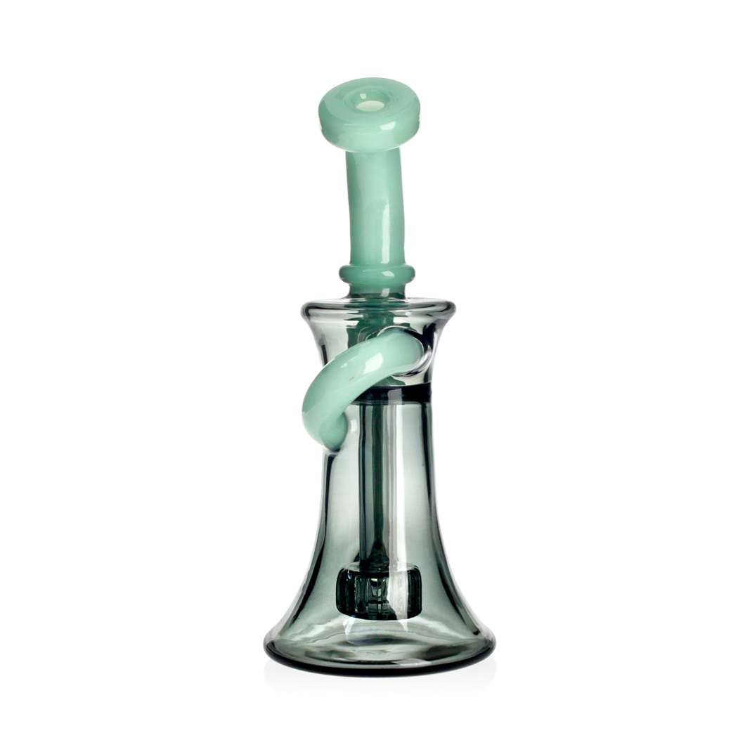 Hittn Showerhead Perc Recycler Bong 7.2''