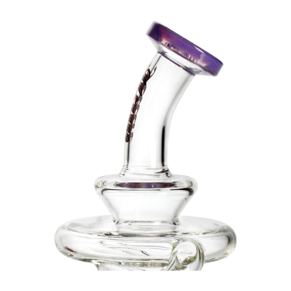 Hittn Recycler Bong with American Color 6.7''