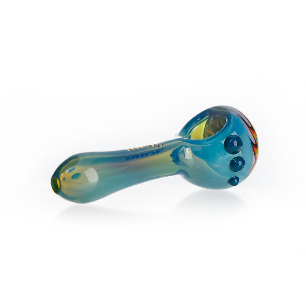 Hittn Wig Wag Silver Fumed Hand Pipe 4.1''