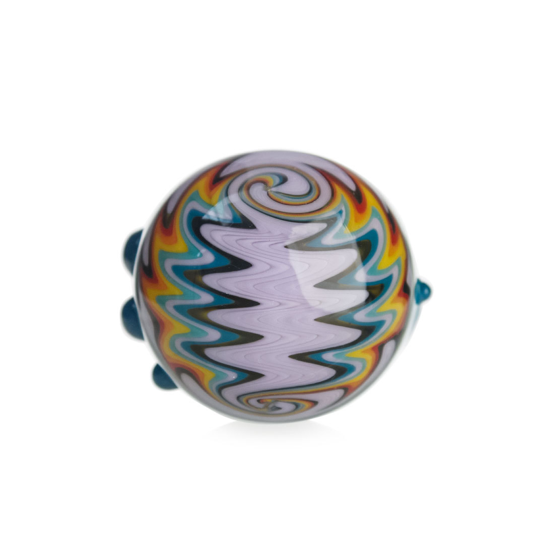 Hittn Wig Wag Silver Fumed Hand Pipe 4.1''