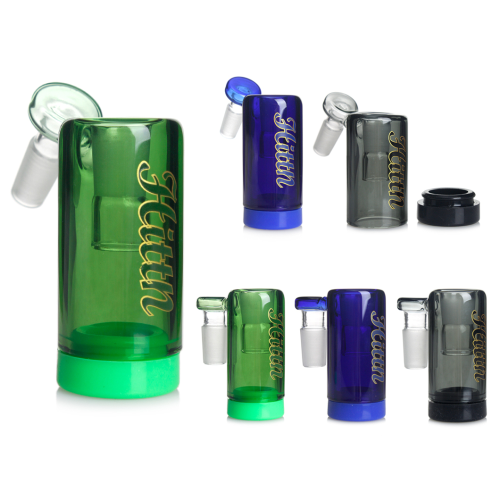 Hittn Glass Ash Catcher with Removable Silicone Base