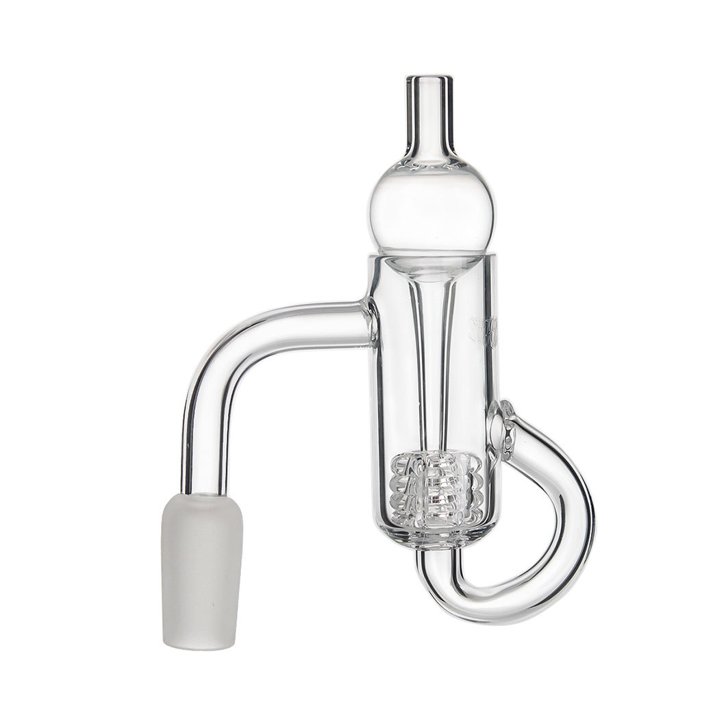 Hittn 14mm Male Recycler Banger with Caps & Power Gears