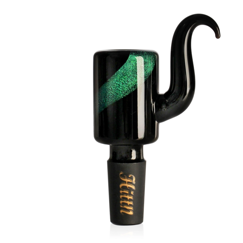 Hittn 14mm Male Joint Shiny Glass Screeb Bowl
