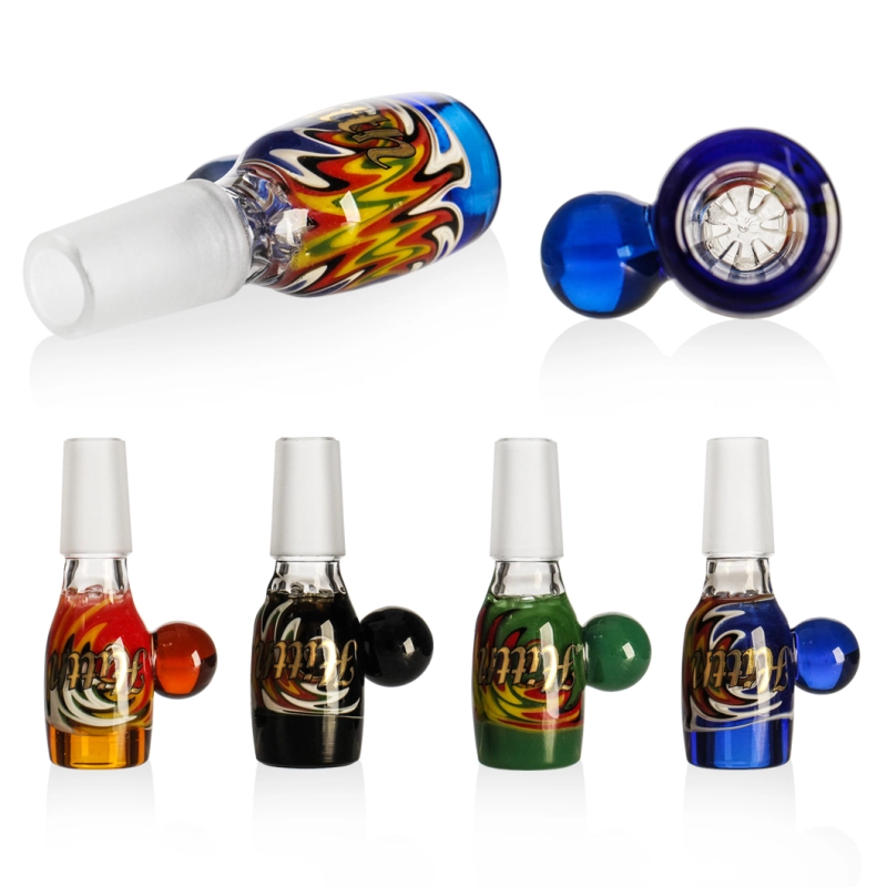 Hittn American Color Wig Wag Glass ScreenBowl 14mm Male