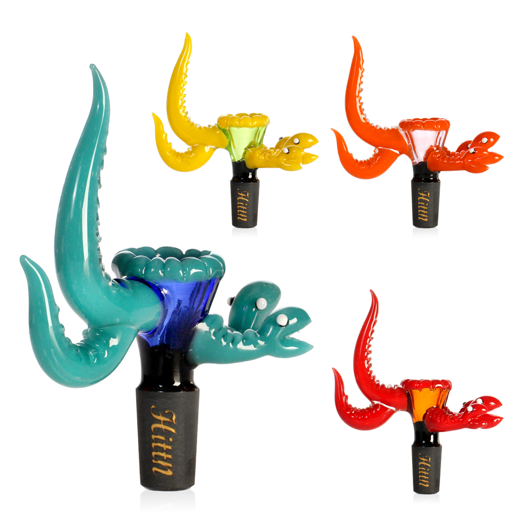 Hittn 14mm Male Horn Herb Slides & Bong Bowls
