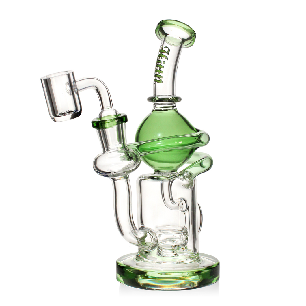 Hittn Glass 7.5'' Recycler Dab Rig with 14mm Quartz Banger