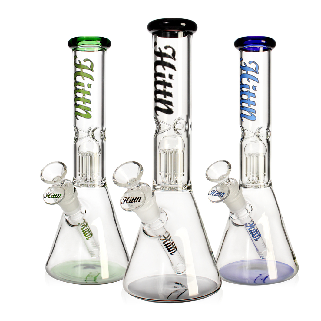 Hittn 10.5'' Beaker Bong with 6 Tree Arms Perc