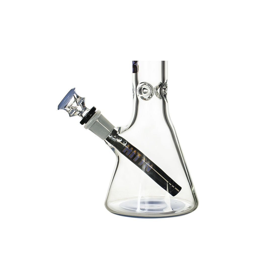 Hittn 10'' Milk Colors Glass Beaker Bong with Ice Catcher