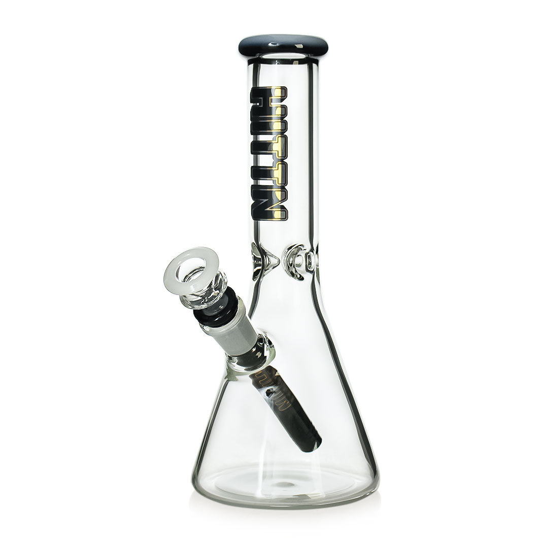 Hittn 10'' Milk Colors Glass Beaker Bong with Ice Catcher