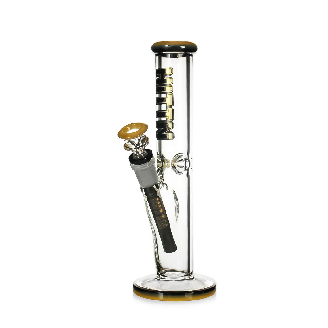 Hittn 10'' Milk Colors Straight Tube Bong with Ice Catcher
