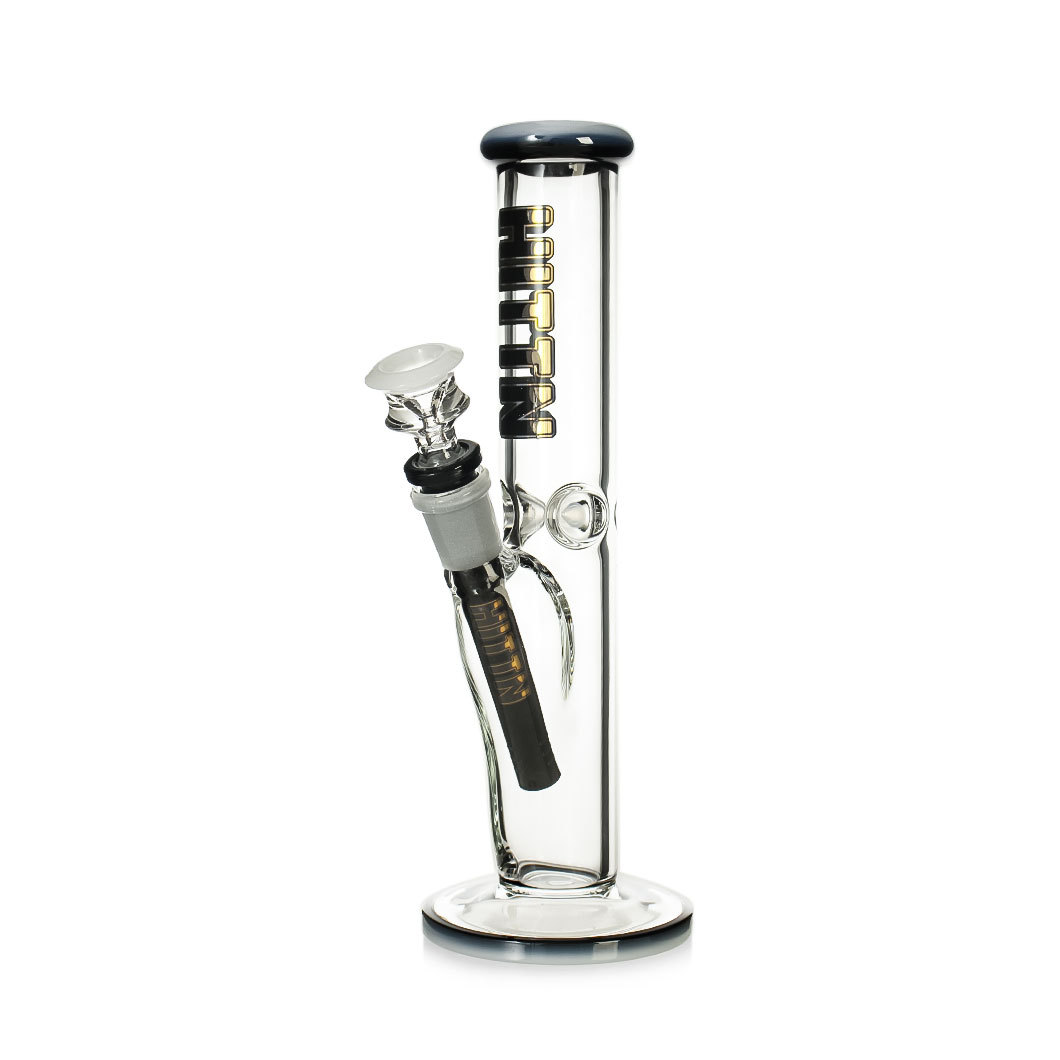 Hittn 10'' Milk Colors Straight Tube Bong with Ice Catcher