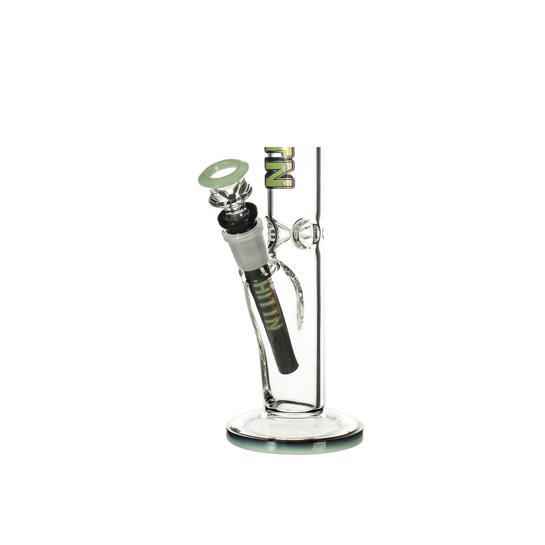 Hittn 10'' Milk Colors Straight Tube Bong with Ice Catcher