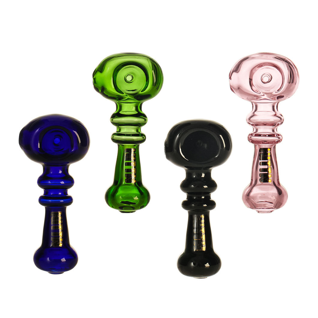 Hittn Mixed Colors Spoon Pipe 4''