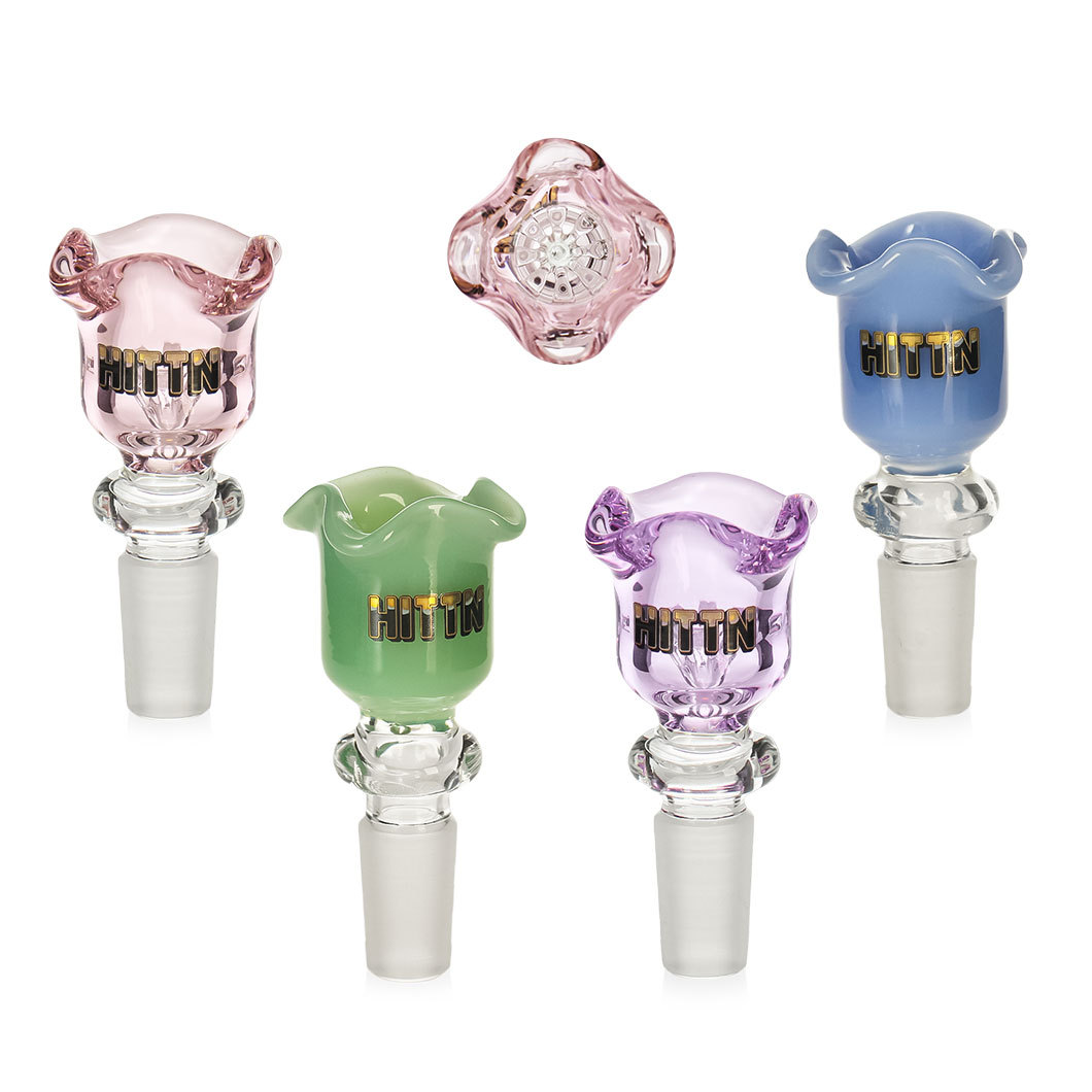 Hittn 14mm Male Glass Screen Bowl